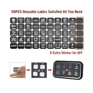 ANGUOFFROAD Panel de interruptor multifunción LED de_3
