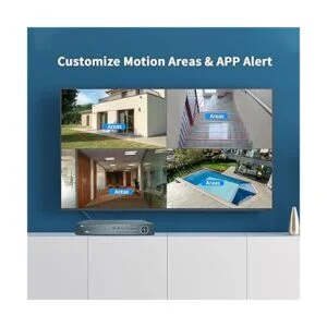 Hiseeu NVR PoE de 8 puertos 4K grabadora de video PoE_4