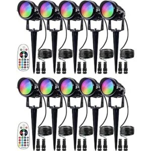 SUNVIE Iluminación de paisaje de bajo voltaje de 12 W_1