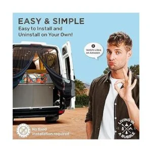 Living in a Bubble Mosquitera magnética para furgonetas_3