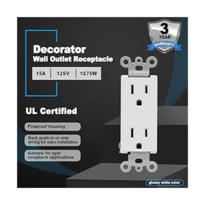 Paquete de 100 receptáculo de pared CML de 15 amperios_2