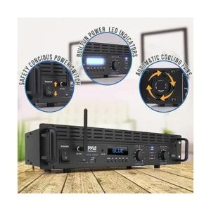 Amplificador de potencia Bluetooth de 2 canales montaje_5