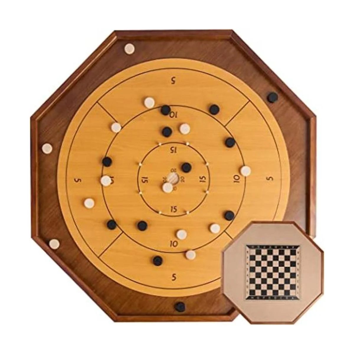 Torneo Crokinole and Checkers juego de mesa oficial de_1