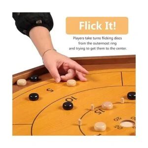 Torneo Crokinole and Checkers juego de mesa oficial de_5