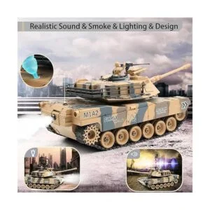 Supdex Tanque RC de 118 para adultos tanque de batalla_2