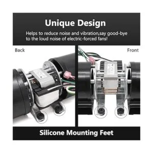 Criditpid Kit de ventilador de chimenea para chimenea_6