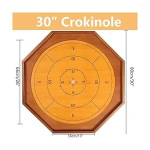 Torneo Crokinole and Checkers juego de mesa oficial de_3