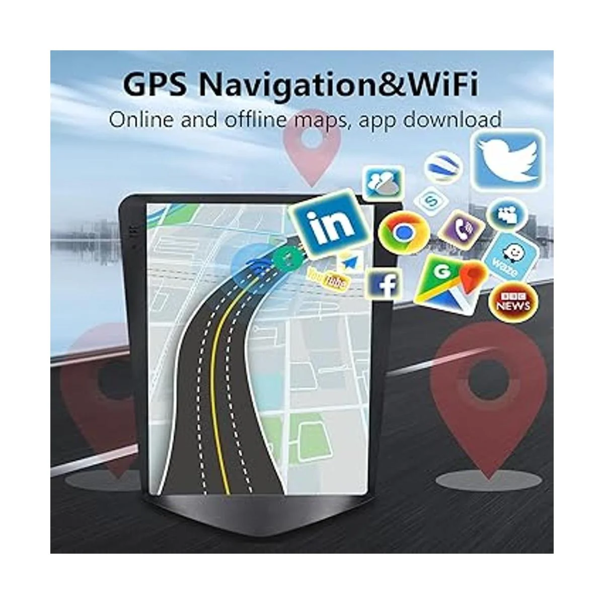 Podofo Radio de coche Android estéreo para Chevrolet Cruze_2