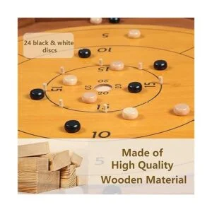 Torneo Crokinole and Checkers juego de mesa oficial de_4