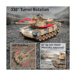 Supdex Tanque RC de 118 para adultos tanque de batalla_4