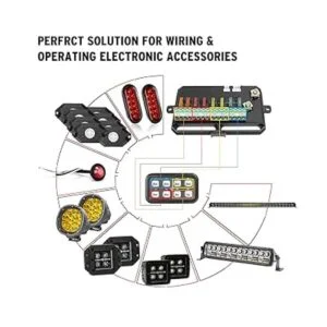 ANGUOFFROAD Panel de interruptor multifunción LED de_2