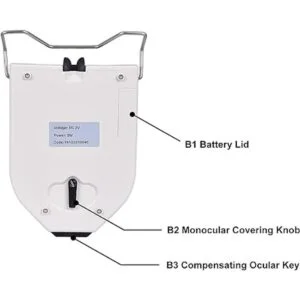 Pupilómetro metro digital del PD regla óptica del PD_5