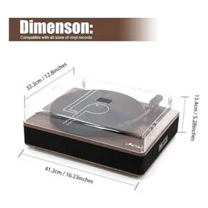 LPNo.1 Reproductor de discos Bluetooth con altavoces_5