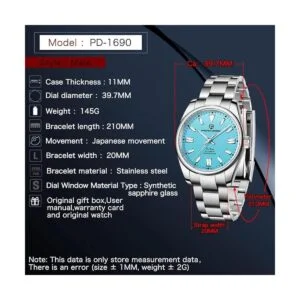 Pagani Design Reloj de pulsera de mecanismo automático_3