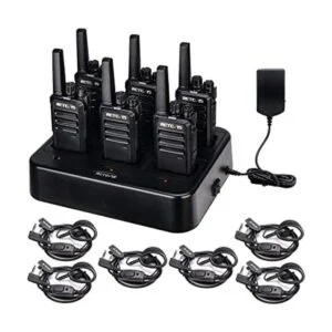 Retevis RT68 Walkie Talkies con auriculares radios_1