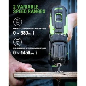 Grado profesional Greenworks Taladro inalámbrico sin_4