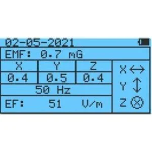 Medidor EMF avanzado GQ EMF390 3 en 1 EMF ELF RF medidor_5