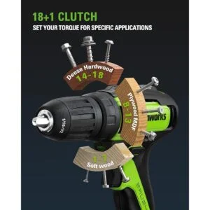 Grado profesional Greenworks Taladro inalámbrico sin_3