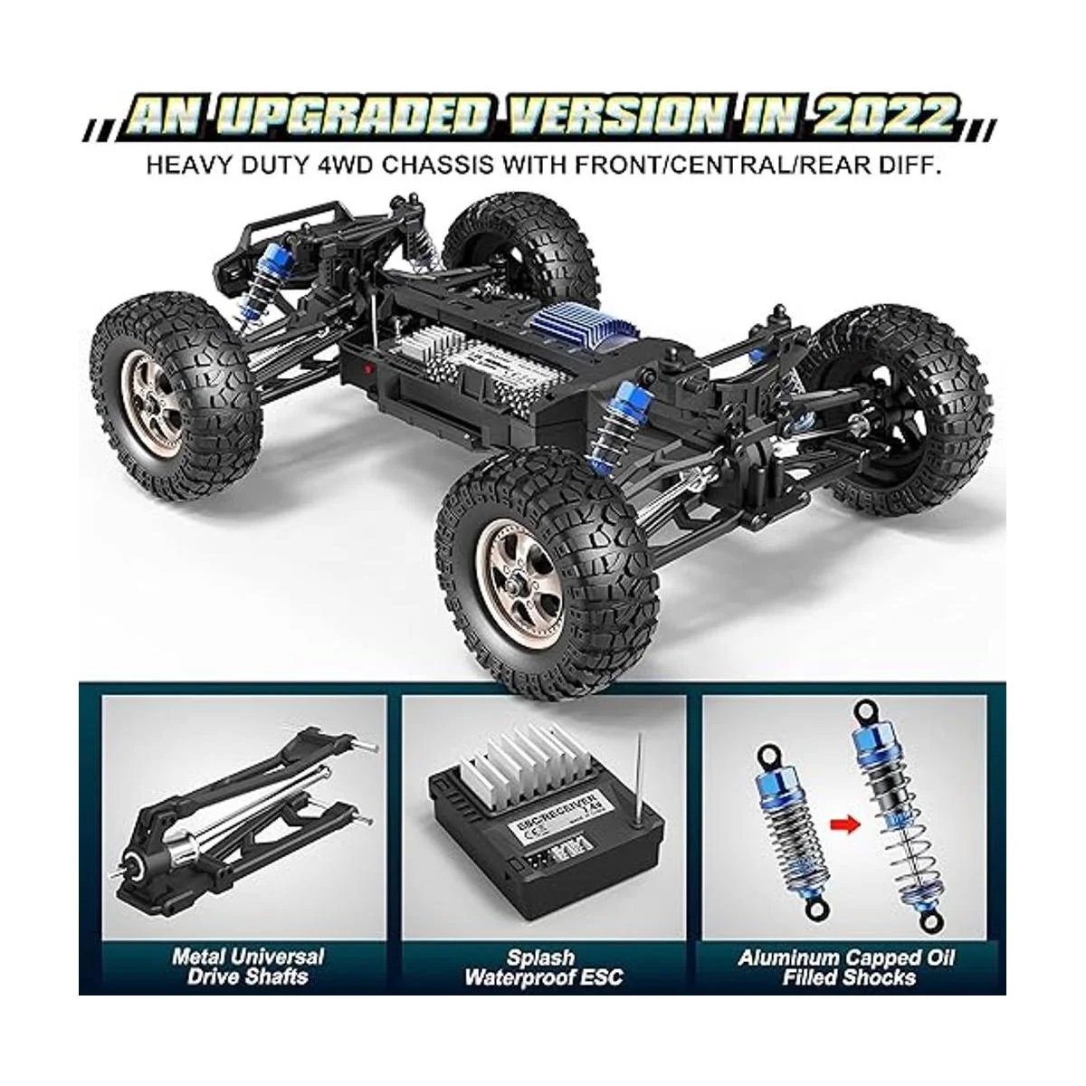 Camión de control remoto 2995 a escala 112 RC Buggy 550_4