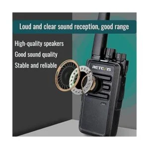 Retevis RT68 Walkie Talkies con auriculares radios_5