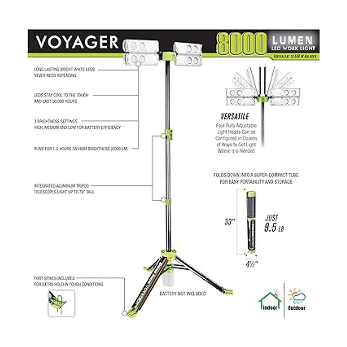 PowerSmith Voyager PVLR8000AC Trípode plegable_3