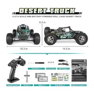 Camión de control remoto 2995 a escala 112 RC Buggy 550_5