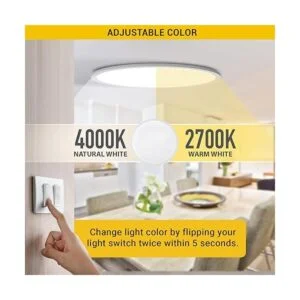 Koda Lámpara de techo LED ovalada delgada de 32 pulgadas y_5