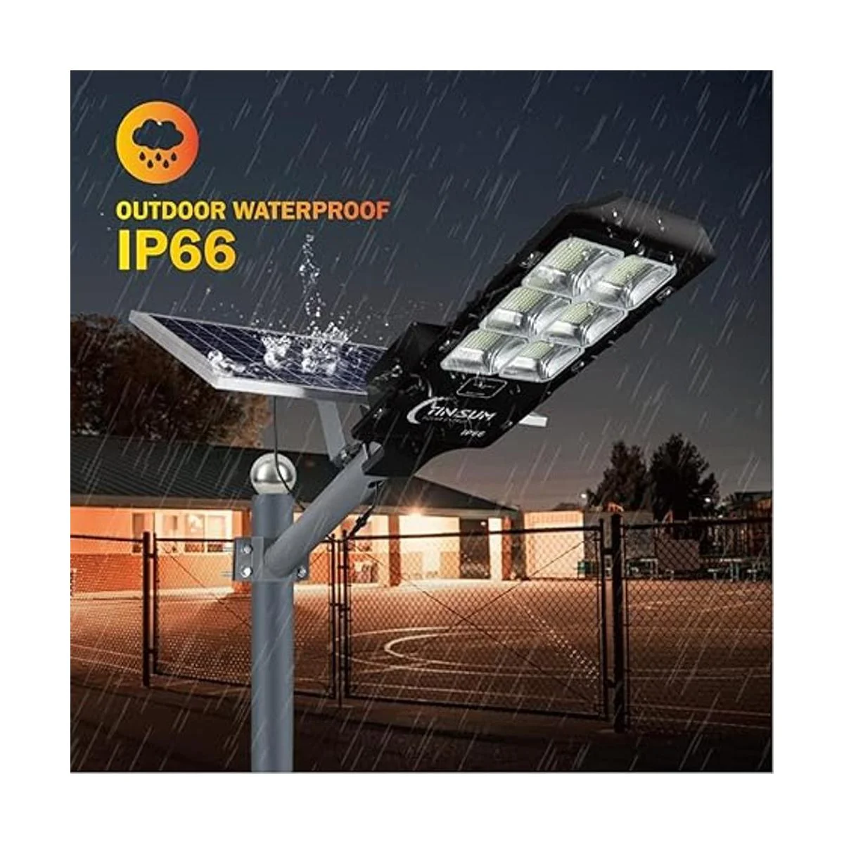 Luces de calle solares de 300 W para exteriores luces de_2