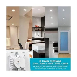 Luxrite 56 pulgadas LED cuadrado empotrable iluminación_2