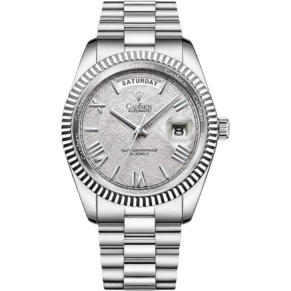 CADISEN Reloj mecánico automático de los hombres del_1