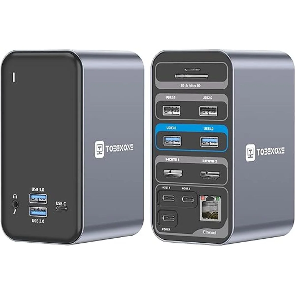 Estación de acoplamiento USB C de doble monitor para_1