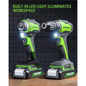 Grado profesional Greenworks Taladro inalámbrico sin_6