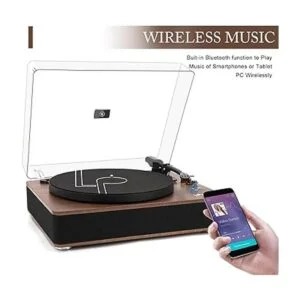 LPNo.1 Reproductor de discos Bluetooth con altavoces_3