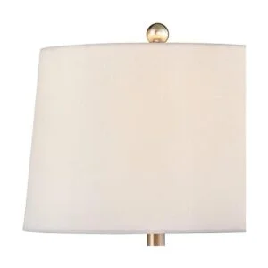 Maxax Juego de 2 lámparas de mesa de cerámica lámparas de_2