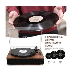 LPNO.1 Tocadiscos Bluetooth con altavoces integrados y_4