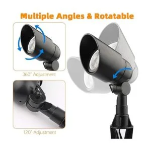 Iluminación de paisaje de 12 V 5 W LED de aluminio_2