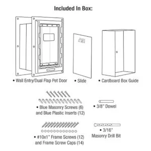 Ideal Pet Products Puerta de entrada de pared para_6