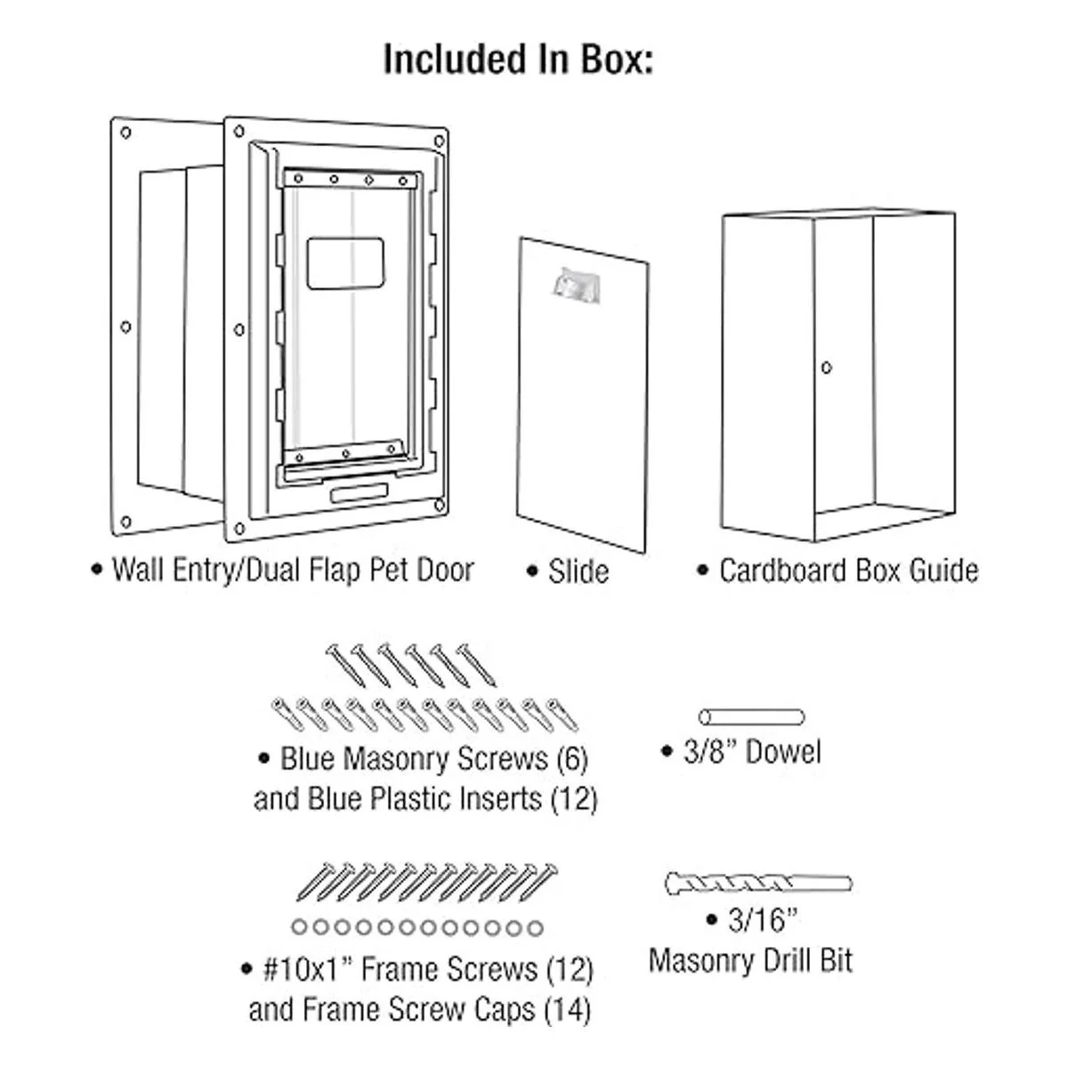 Ideal Pet Products Puerta de entrada de pared para_6