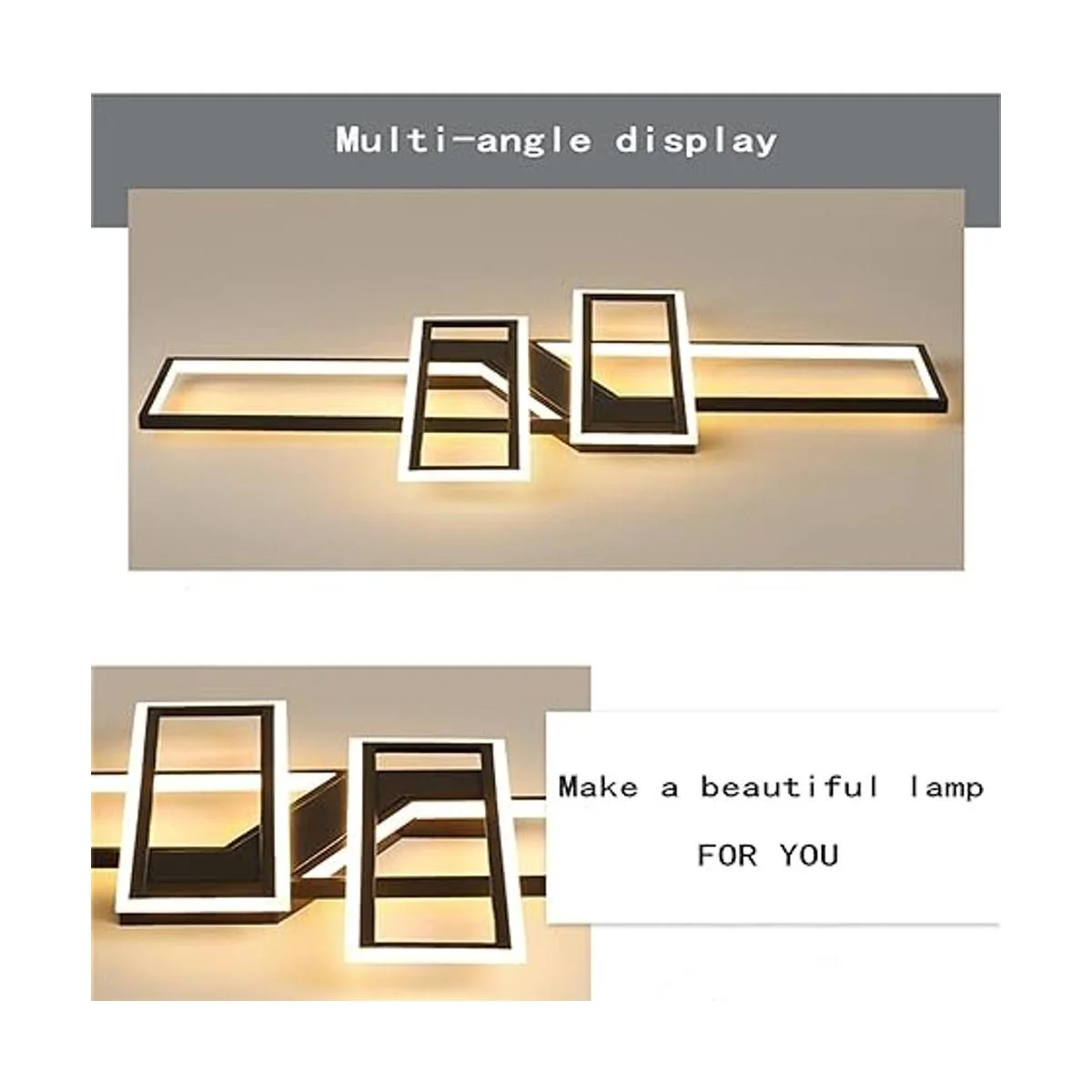 SMG Lámpara de techo LED moderna con control remoto_6