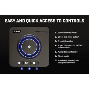 Creative Sound Blaster X4 Tarjeta de sonido externa USB_5