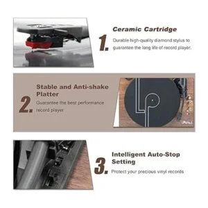 LPNo.1 Reproductor de discos Bluetooth con altavoces_6