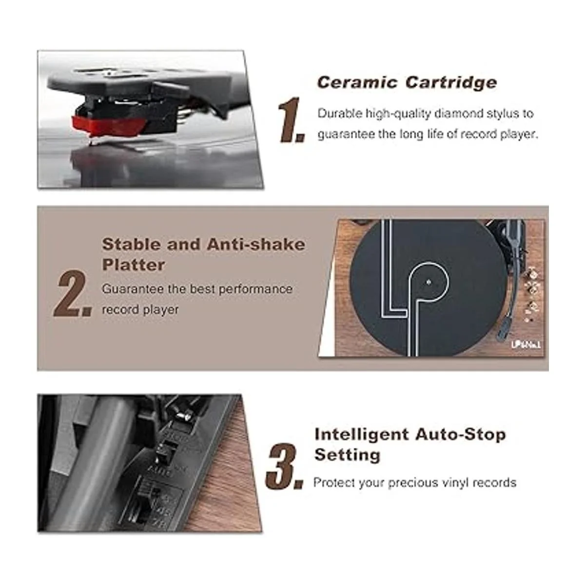 LPNo.1 Reproductor de discos Bluetooth con altavoces_6