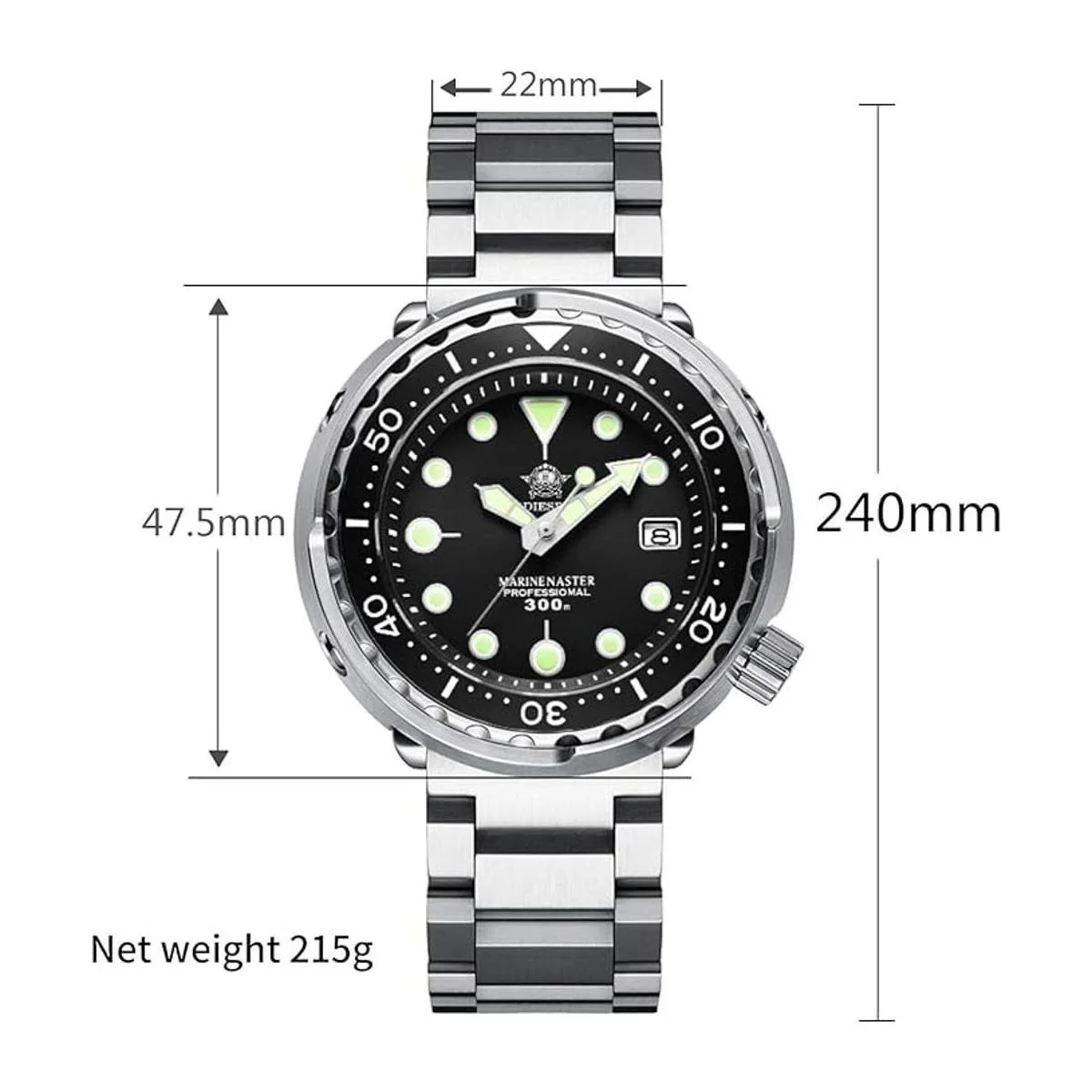 ADDIESDIVE Reloj de buceo para hombre de buceo automático_6