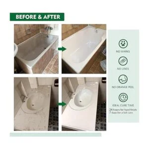 NADAMOO Kit de reacabado de bañera y azulejos 6.6 lbs_3