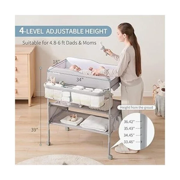 Sweeby Cambiador portátil para bebé cambiador plegable_3
