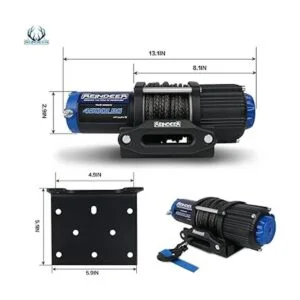 REINDEER New 12V Winch 4500 lb Load Capacity Electric_2