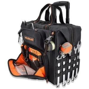 Bolsa de herramientas rodante de 46 bolsillos bolsa de_1