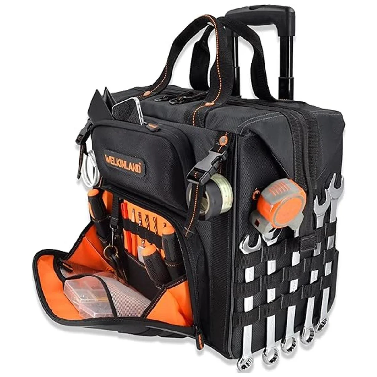 Bolsa de herramientas rodante de 46 bolsillos bolsa de_1