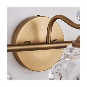 ZILANL Lámpara de tocador de baño vintage 3 luces_7