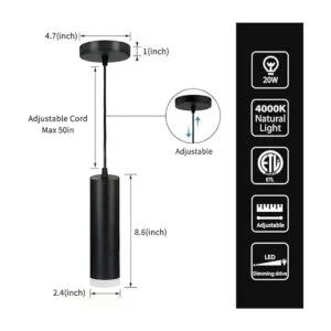 OKELI Luces colgantes LED modernas mini isla de_5